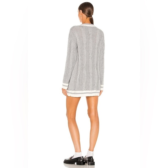 SUPERDOWN SHAWNIE VARSITY SWEATER DREESS - Picture 3 of 9